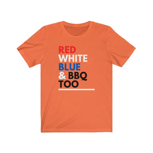 Red, White, Blue &BBQ Tee