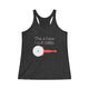 This is How I Cut Carbs Racerback Tank (White)