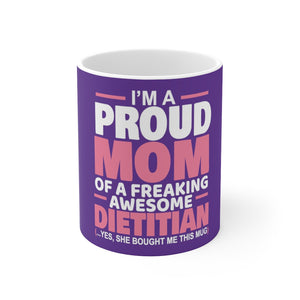 Proud Mom RD Mug (Purple)